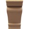 Ekena Millwork 10"W x 20"D x 20"H Classic Mayflower Rough Cedar Woodgrain TimberThane Corbel, Primed Tan CORUR10X20X20MAYRCPR - alternate 2